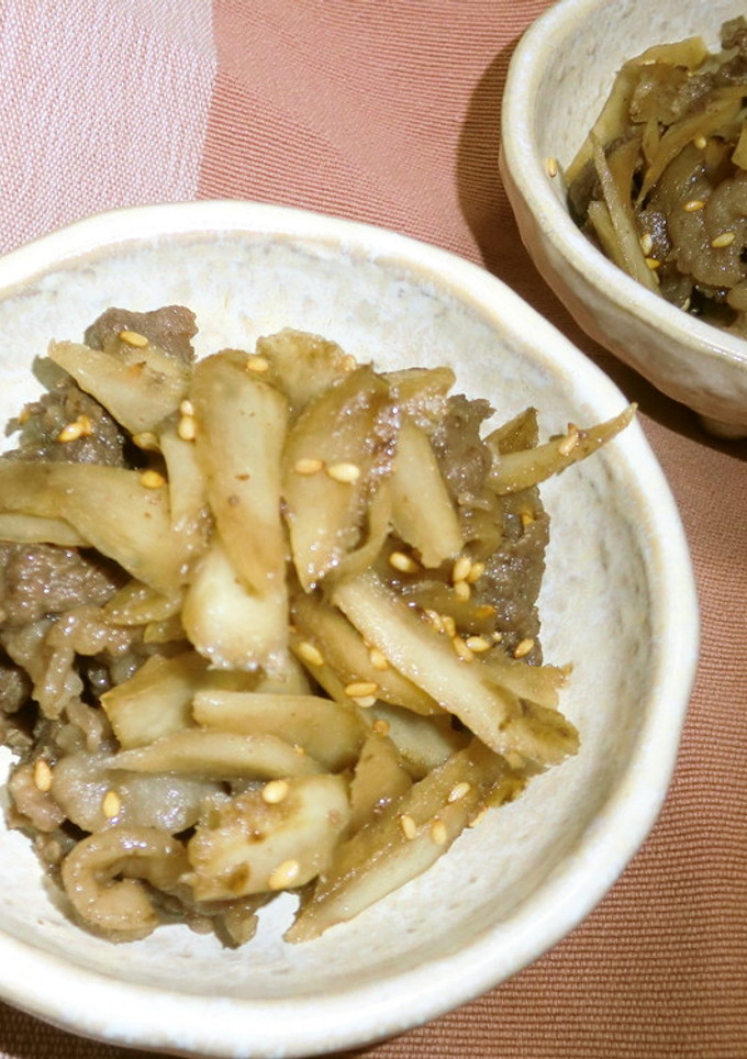簡単！牛肉と牛蒡の甘辛煮-レシピのメイン写真