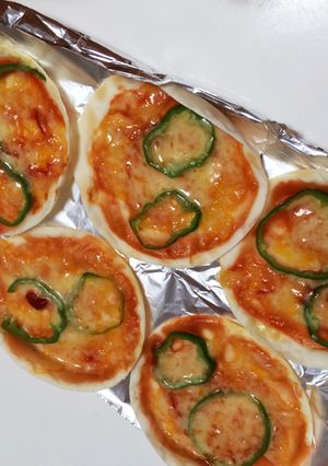 餃子の皮ピッツァ-レシピのメイン写真