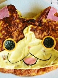 妖怪ウォッチジバニャンお好み焼きレシピ-レシピのメイン写真