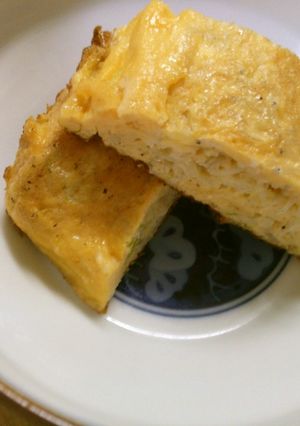 しらす 長ネギの 玉子焼き!-レシピのメイン写真