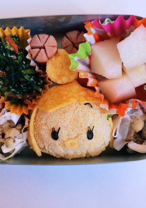 ツムツムキャラ弁☆ティンカーベル-レシピのメイン写真