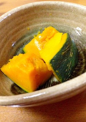 レンジで簡単かぼちゃの煮物-レシピのメイン写真