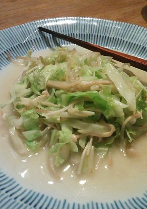 キャベツともやしとえのきのカンタン細炒め-レシピのメイン写真