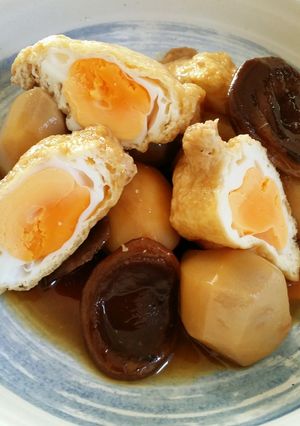 卵巾着と里芋のじゅんわりしみしみ煮-レシピのメイン写真