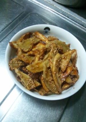 ゴボウの唐揚げ-レシピのメイン写真