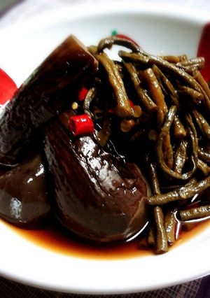 茄子とインゲンの魚醤(ナンプラー)煮-レシピのメイン写真