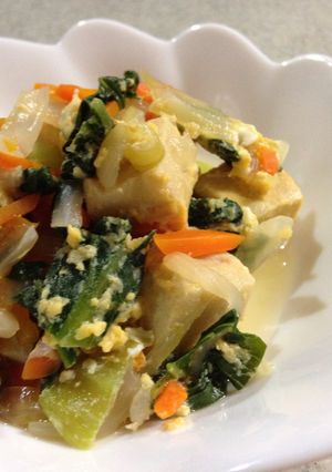 高野豆腐のカラフル煮-レシピのメイン写真