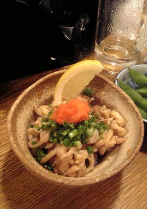 鶏皮の湯引き-レシピのメイン写真