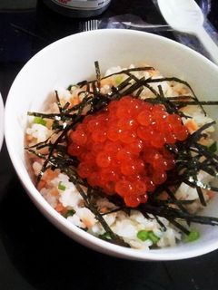 鮭とイクラの親子丼!-レシピのメイン写真