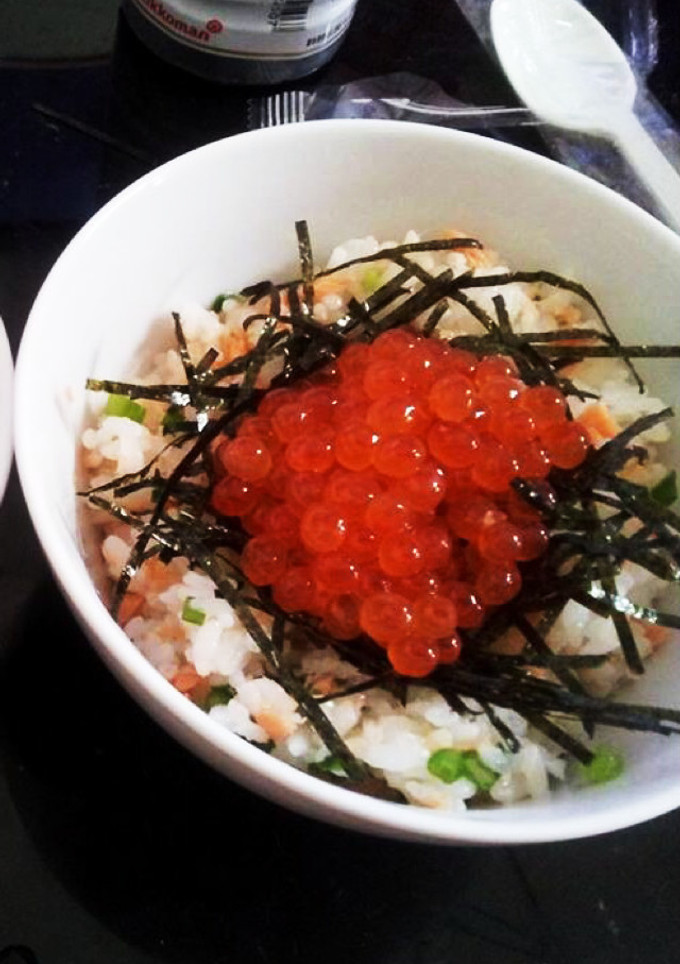 鮭とイクラの親子丼！-レシピのメイン写真