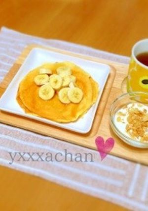 もちもちパンケーキ♡-レシピのメイン写真