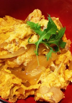 簡単！すき焼きのタレで作る親子丼♡-レシピのメイン写真