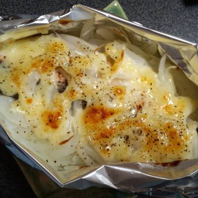 のっけて焼くだけ❣️ 【鮭のタルタルコーンマヨ】 香ばし