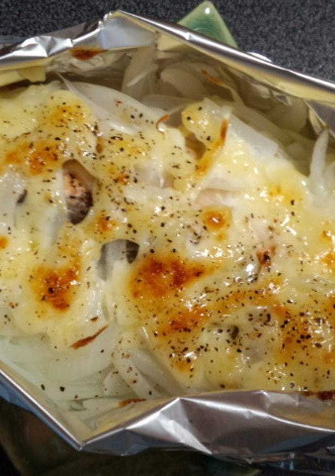 鮭のオニオンマヨネーズ焼き-レシピのメイン写真