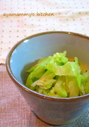 キャベツのレンジ✿ごまぽん酢和え-レシピのメイン写真