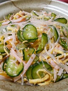 春雨の中華風酢の物-レシピのメイン写真