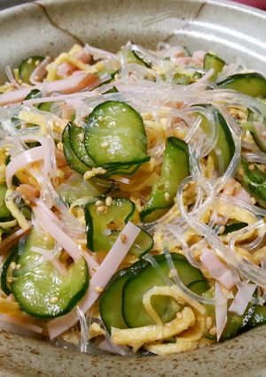 春雨の中華風酢の物-レシピのメイン写真