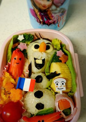 ＊*キャラ弁☆アナ雪 オラフ ＊*-レシピのメイン写真