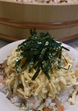 リメイク！残った筑前煮でちらし寿司-レシピのメイン写真