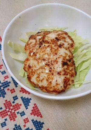 材料3つ！時短豆腐ハンバーグ-レシピのメイン写真
