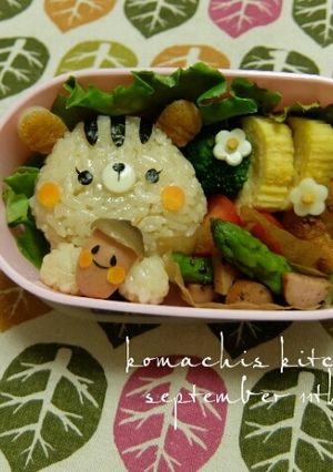 幼稚園 お弁当 キャラ弁♡リス どんぐり-レシピのメイン写真