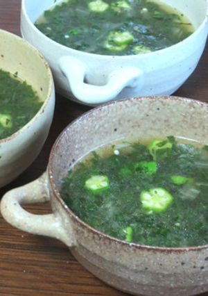 モロヘイヤスープ～ごま風味-レシピのメイン写真
