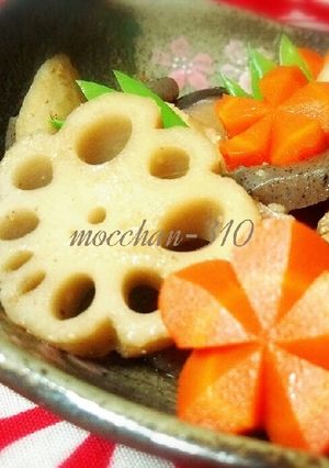 おせちのお煮しめ＊筑前煮シンプルに美味-レシピのメイン写真