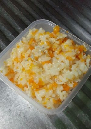 離乳食　人参＆しらす　ご飯-レシピのメイン写真