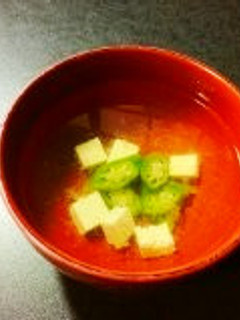 オクラとおとうふのお吸物~京都梅風味~-レシピのメイン写真
