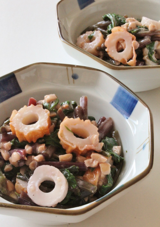 つるむらさき納豆の黒こしょうごま味噌和え-レシピのメイン写真