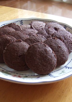 友チョコに♪ FPで作るチョコクッキー-レシピのメイン写真