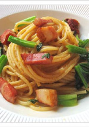 ほうれん草とベーコンのパスタ-レシピのメイン写真