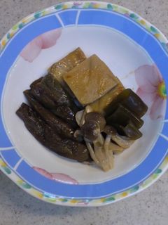 凍み豆腐となすの揚げ煮-レシピのメイン写真