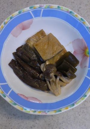 凍み豆腐となすの揚げ煮-レシピのメイン写真