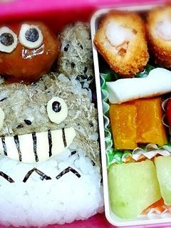 トトロ 幼稚園キャラ弁-レシピのメイン写真