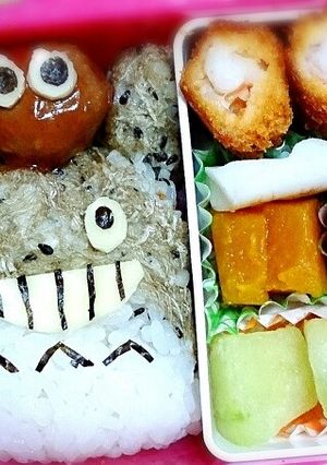 トトロ 幼稚園キャラ弁-レシピのメイン写真