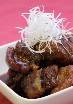 スペアリブのハチミツ黒酢煮-レシピのメイン写真