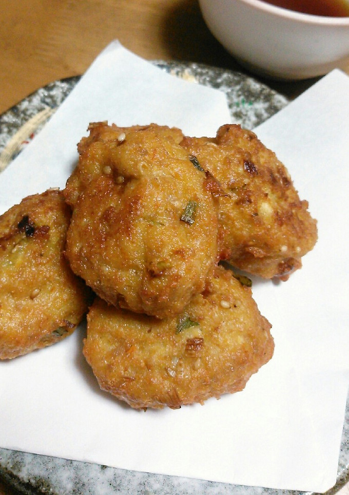 蓮根と豆腐のふわふわ揚げ♡-レシピのメイン写真