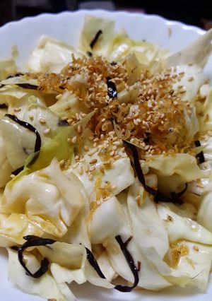 居酒屋の！簡単☆キャベツと塩昆布のサラダ-レシピのメイン写真