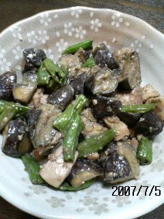 なすとししとうの味噌炒め-レシピのメイン写真