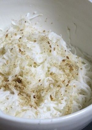 ゴマ香る☆大根のマヨサラダ-レシピのメイン写真