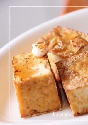 厚揚げ焼き☆にんにく添え-レシピのメイン写真
