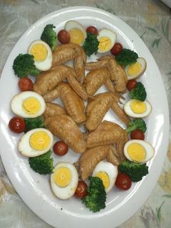 台湾料理:卵と手羽先の台湾風煮込み-レシピのメイン写真