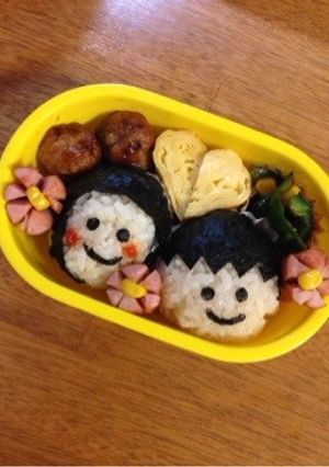 時間がない朝に！15分で出来るキャラ弁-レシピのメイン写真