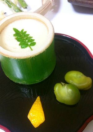 竹筒で風流に♪ 茶碗蒸し-レシピのメイン写真