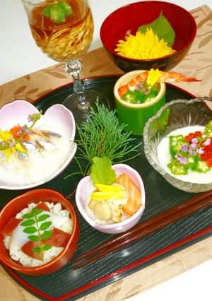 スーパーのパック寿司を高級料亭風に♪-レシピのメイン写真