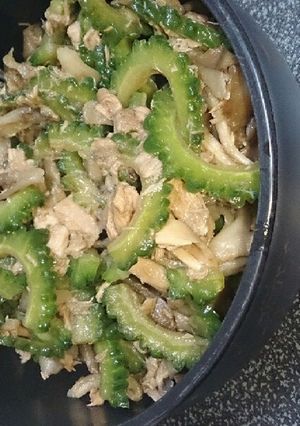 【覚書】レンジで簡単ゴーヤのホットサラダ-レシピのメイン写真