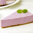 簡単♪むらさき芋のレアチーズケーキ