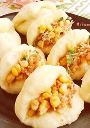 でんぷとコーン入りの中華ミニバーガー-レシピのメイン写真