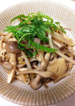 簡単！もやしとキノコのソテー-レシピのメイン写真